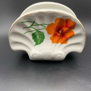 👍🏼Orange Hibiscus Napkin or Letter Holder